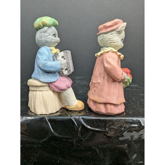Vintage JC 1991 Miniature 2 1/2 Inch Cat Figures Lot of 2 Read Description - Picture 5 of 7